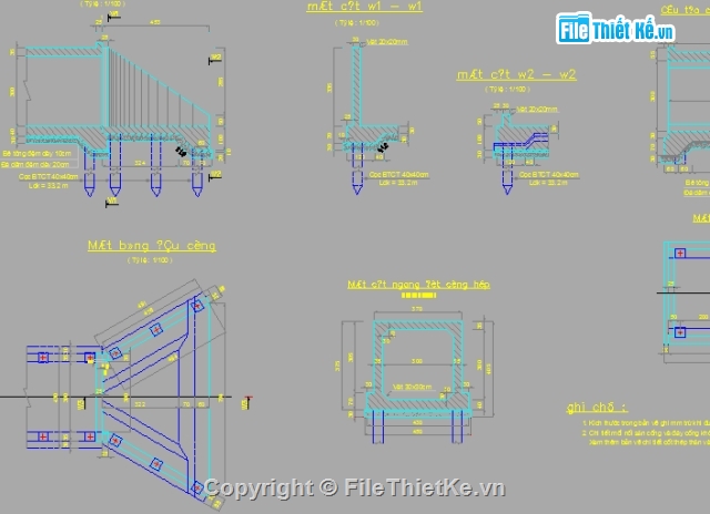 Bản vẽ cống hộp,mẫu cống hộp,thiết kế cống hộp 3x3m